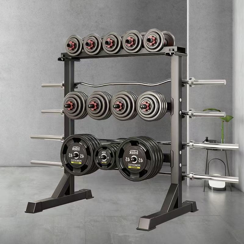 Fitness Equipment - Steel Workout Bench & Rack Set,