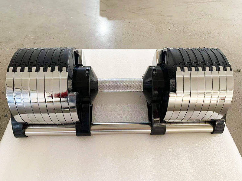 Chrome Adjustable Dumbbell Pai - Adjustable Dumbbell Pair 40Kg ulasan dan harga