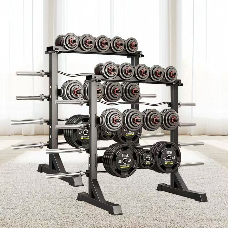 Steel Workout Bench & Rack Set - Fitness Equipment ulasan dan harga