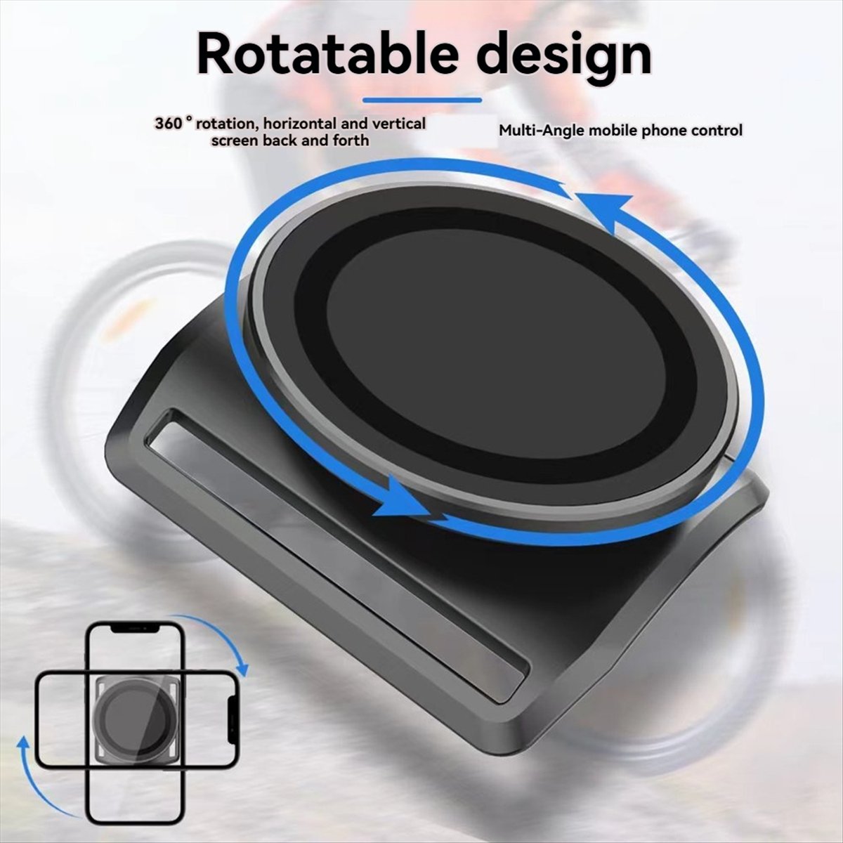 Magnetic Phone Holder Arm Moun - Cycling ulasan dan harga