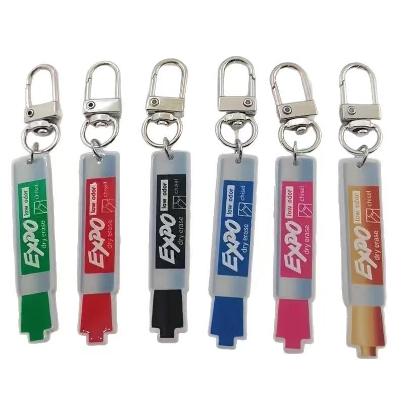 6pcs acrylic pen keychain, all - Hiking ulasan dan harga