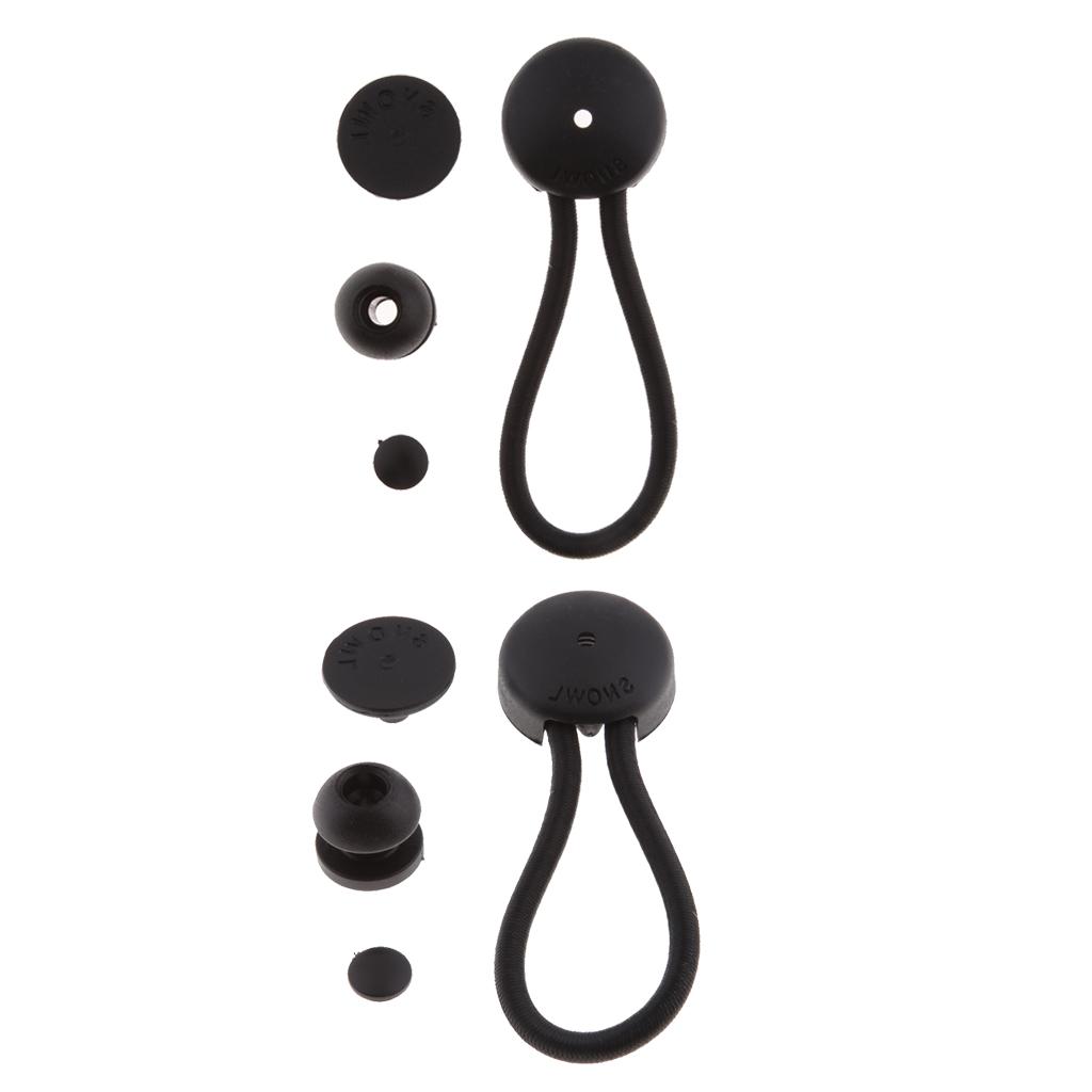 Ball Bungee Cords Black Color  - Camping ulasan dan harga