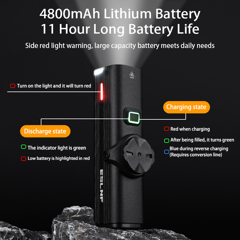 ESLNF Bicycle Headlight 1000 L - Rechargeable Bicycle Headlight 1000 Lumen ulasan dan harga
