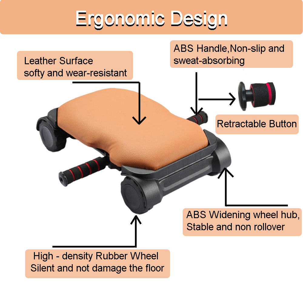Ab Roller, 4 Wheel Automatic R - Ab Roller Wheel With Elbow Support ulasan dan harga