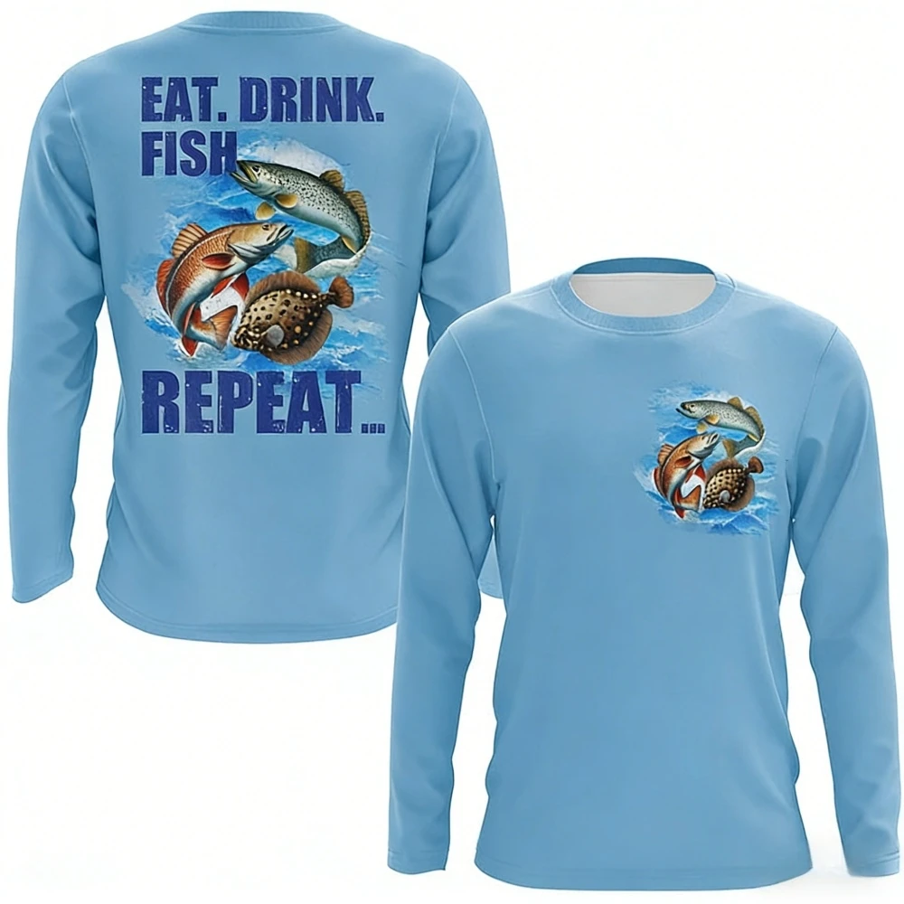 Mens Fishing Shirt Long Sleeve - Hiking ulasan dan harga