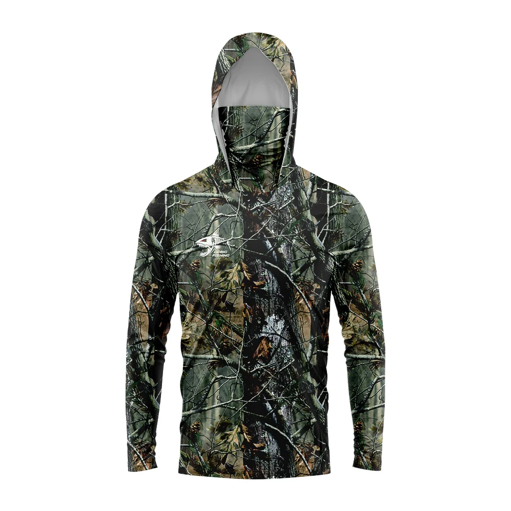 Men Camo Sun Protection Fishin - Fishing ulasan dan harga