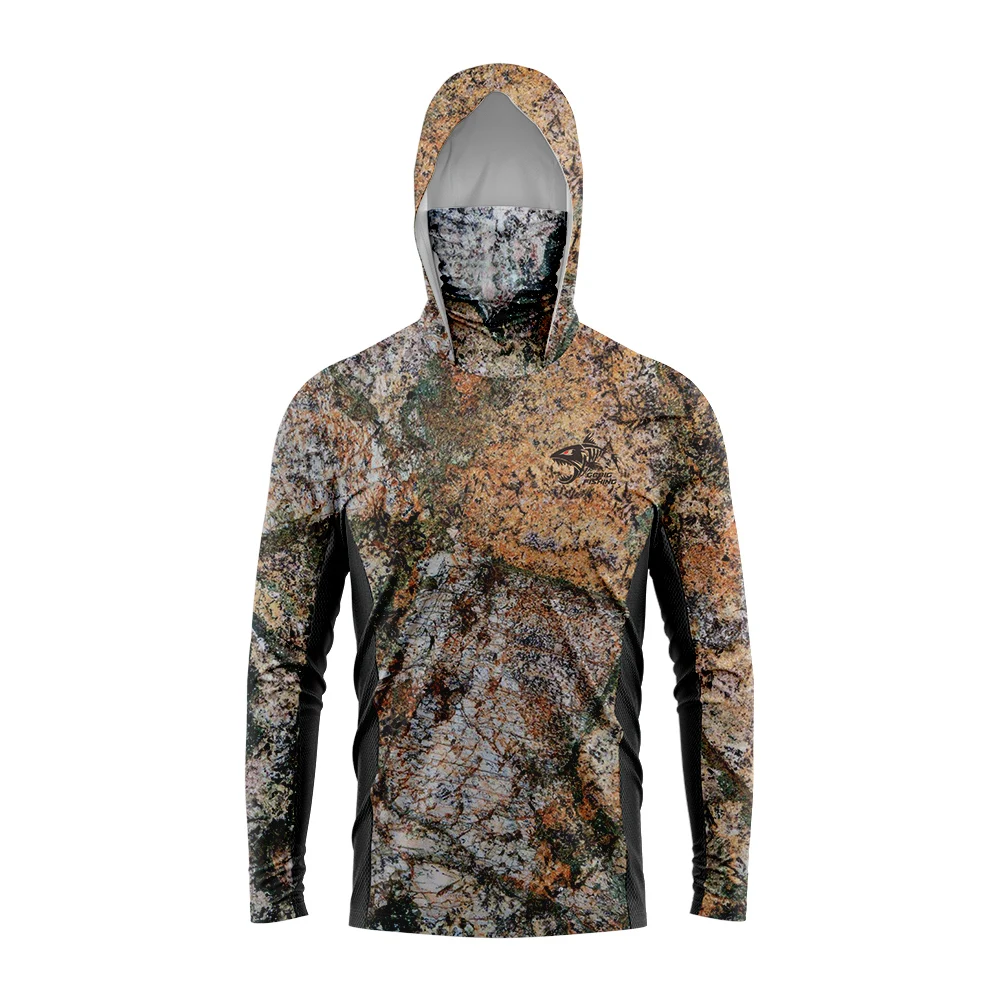 Men Camo Sun Protection Fishin - Fishing ulasan dan harga
