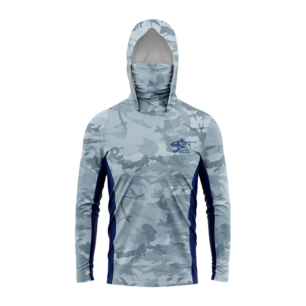 Men Camo Sun Protection Fishin - Fishing ulasan dan harga
