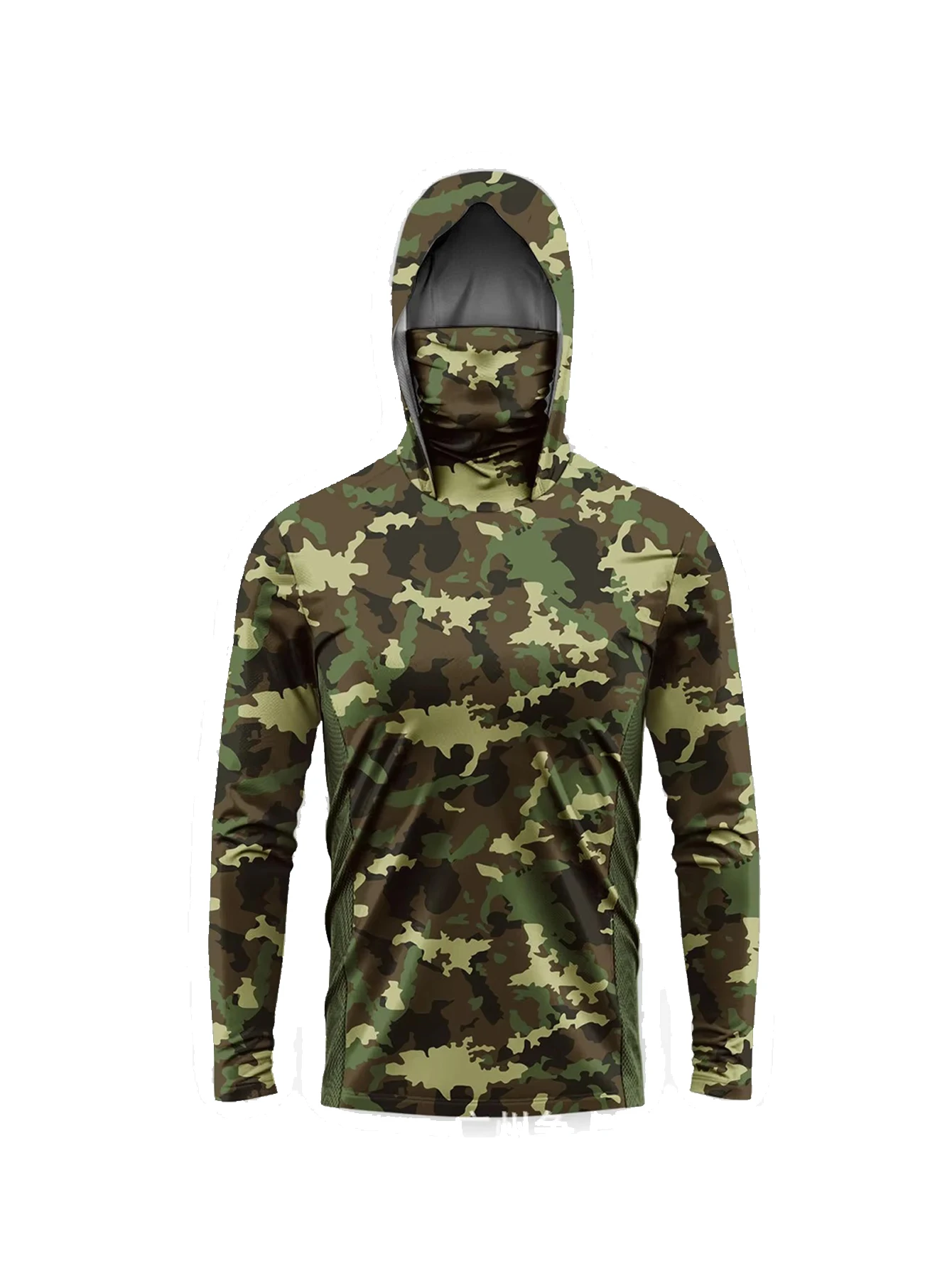 Men's Fishing Hooded Long Slee - Hiking ulasan dan harga