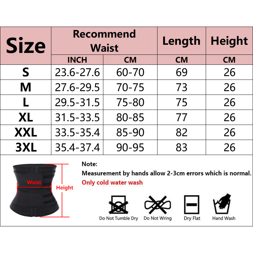 Waist Trainer Slimming Body Sh - Sweat Waist Trainer Belt Neoprene ulasan dan harga