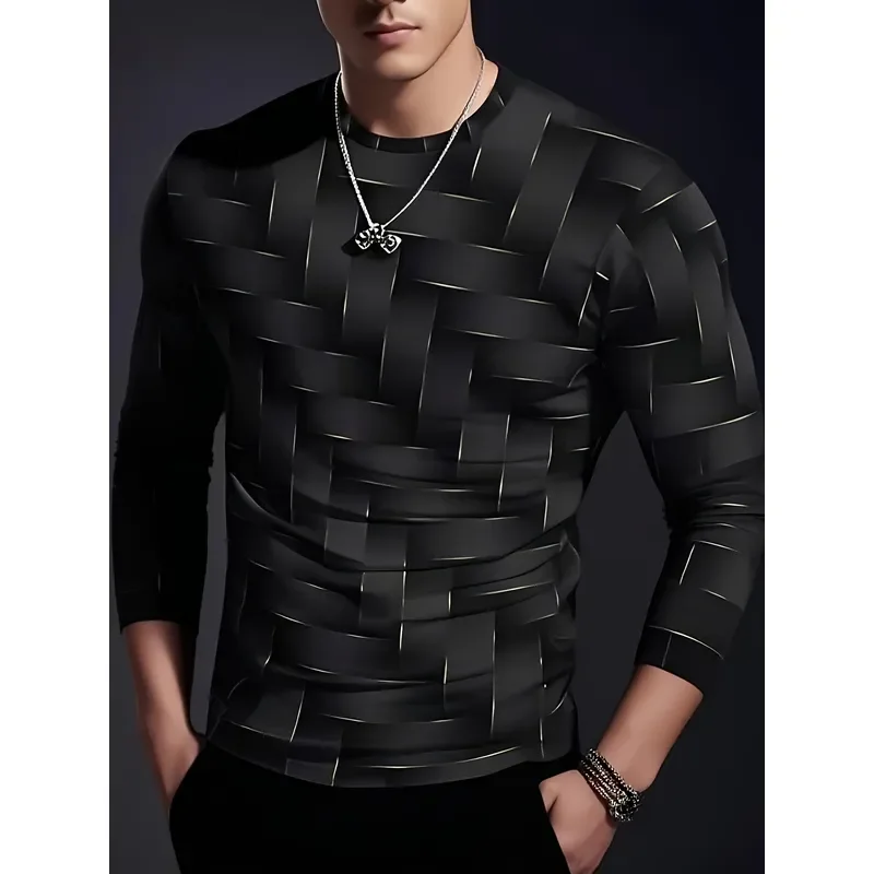 3D Printed Casual Long Sleeve  - Hiking ulasan dan harga