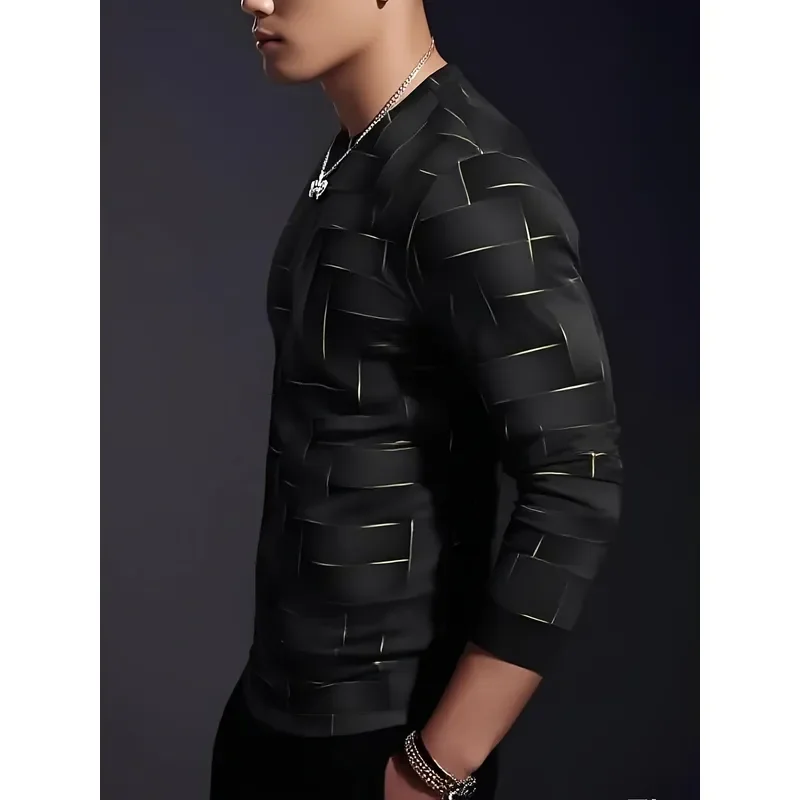 3D Printed Casual Long Sleeve  - Hiking ulasan dan harga