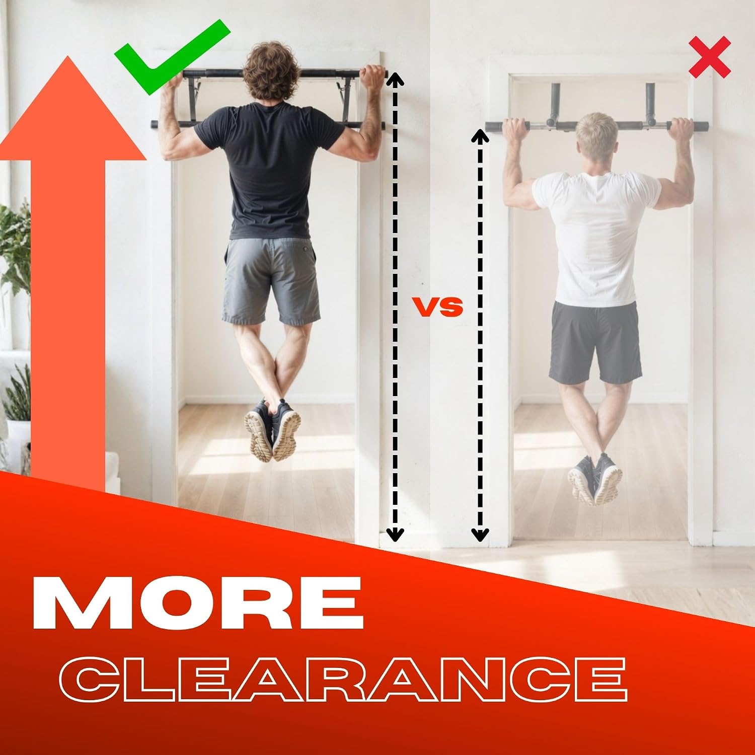 All-in-One Doorway Pull-Up and - Door Pull Up Bar No Screw ulasan dan harga