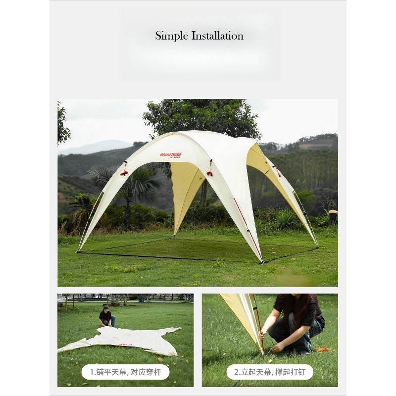 Dome Pop‑up Tent Outdoor Campi - Camping ulasan dan harga